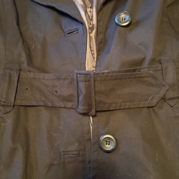 H&M black trench coat - Picture 2 of 5